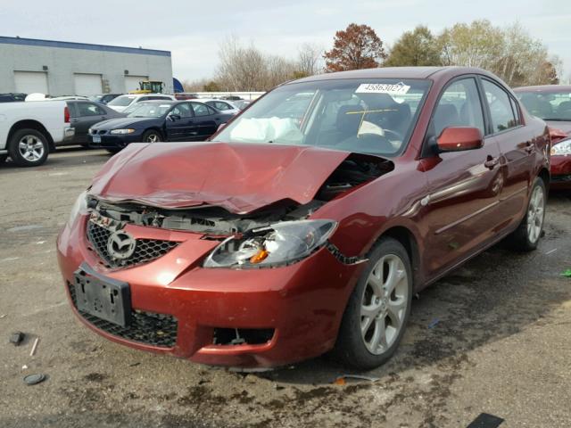 JM1BK32FX91224292 - 2009 MAZDA 3 I RED photo 2