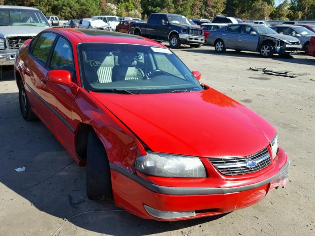 2G1WH52K339410664 - 2003 CHEVROLET IMPALA LS RED photo 1