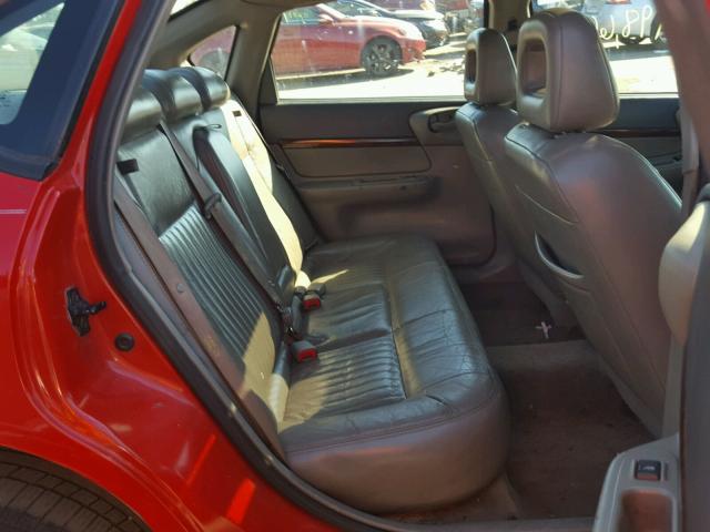 2G1WH52K339410664 - 2003 CHEVROLET IMPALA LS RED photo 6