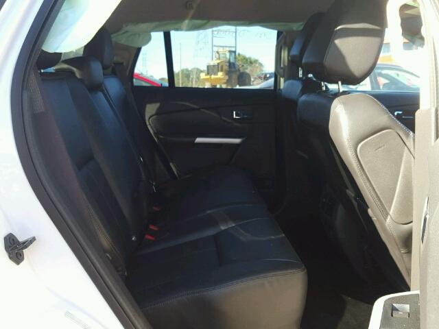 2FMDK4JCXEBA44147 - 2014 FORD EDGE SEL WHITE photo 6