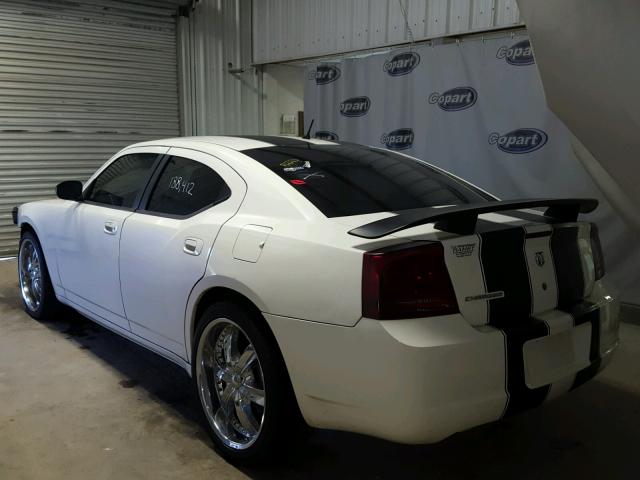 2B3KA43R58H116410 - 2008 DODGE CHARGER WHITE photo 3