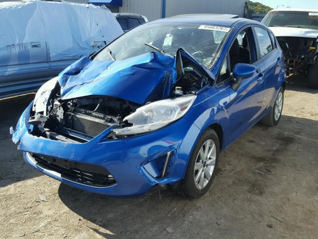 3FADP4EJ6BM108540 - 2011 FORD FIESTA SE BLUE photo 2