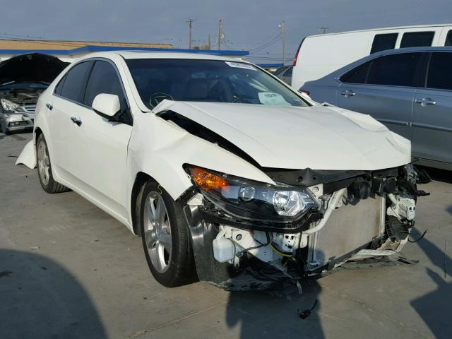 JH4CU2F67BC008900 - 2011 ACURA TSX WHITE photo 1