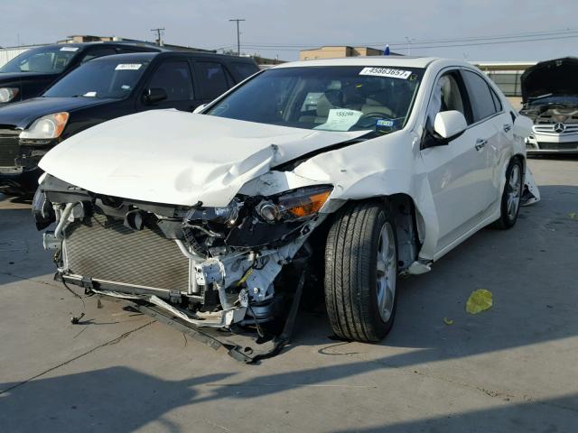 JH4CU2F67BC008900 - 2011 ACURA TSX WHITE photo 2