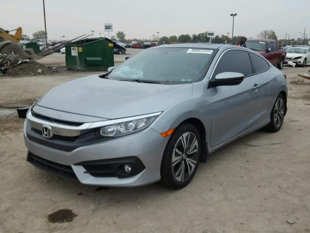 2HGFC3B38GH357461 - 2016 HONDA CIVIC EX GRAY photo 2