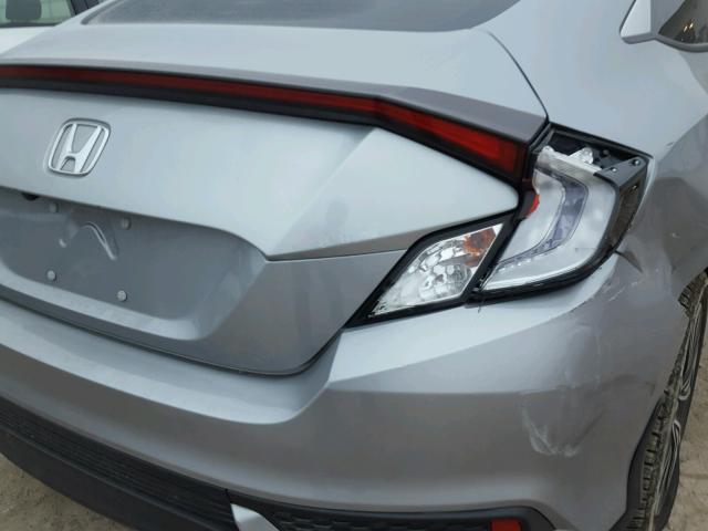 2HGFC3B38GH357461 - 2016 HONDA CIVIC EX GRAY photo 9