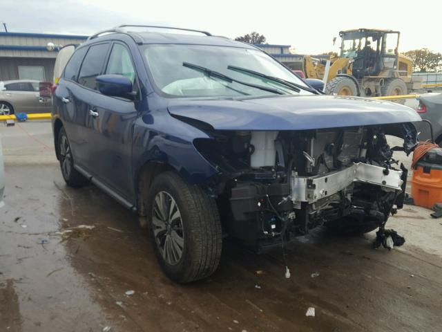 5N1DR2MNXHC695411 - 2017 NISSAN PATHFINDER BLUE photo 1