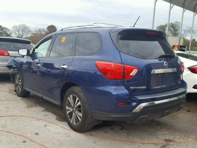 5N1DR2MNXHC695411 - 2017 NISSAN PATHFINDER BLUE photo 3