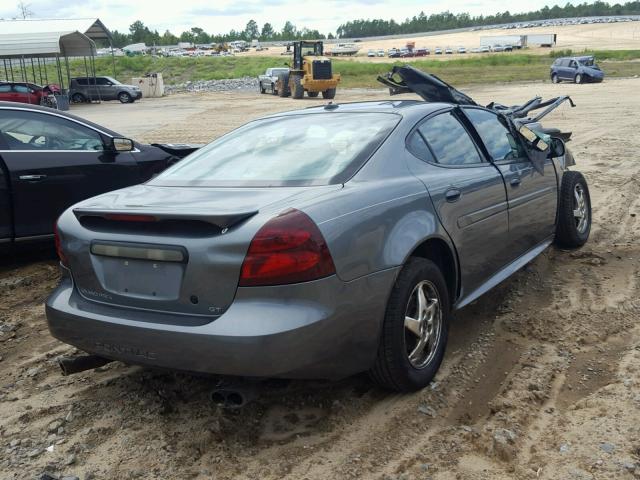 2G2WS522341267258 - 2004 PONTIAC GRAND PRIX ვერცხლისფერი ფოტო 4