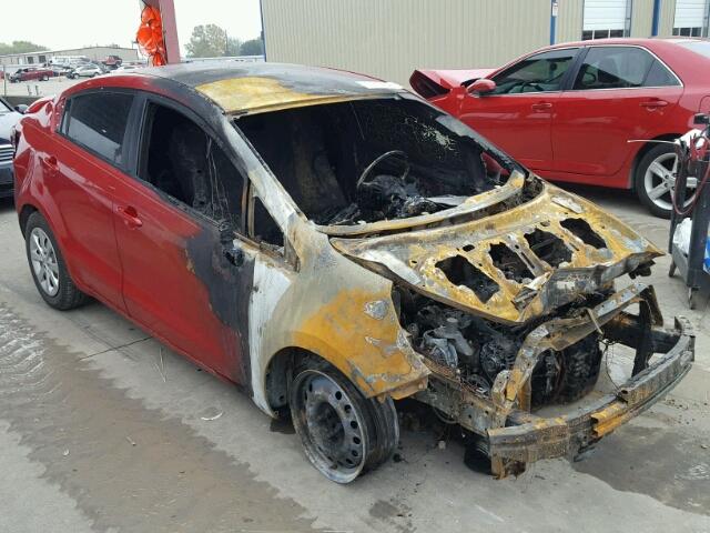 KNADM4A32D6185576 - 2013 KIA RIO LX Կարմիր լուսանկար 1