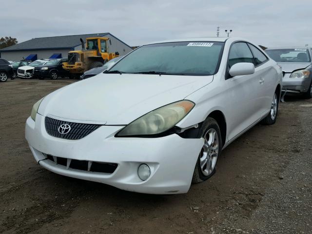 4T1CE38P26U619584 - 2006 TOYOTA CAMRY SOLA WHITE photo 2