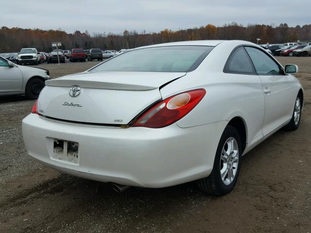 4T1CE38P26U619584 - 2006 TOYOTA CAMRY SOLA WHITE photo 4