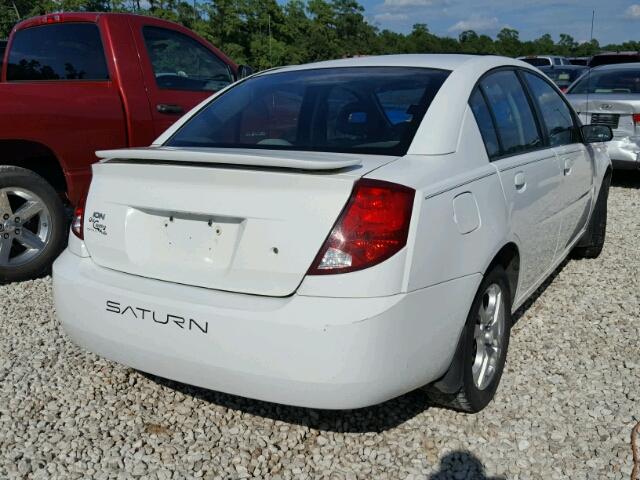 1G8AZ52F14Z216640 - 2004 SATURN ION LEVEL WHITE photo 4