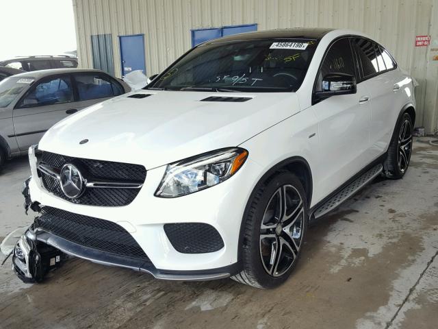 4JGED6EB9GA024062 - 2016 MERCEDES-BENZ GLE COUPE WHITE photo 2