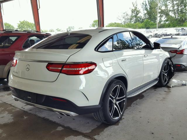 4JGED6EB9GA024062 - 2016 MERCEDES-BENZ GLE COUPE WHITE photo 4