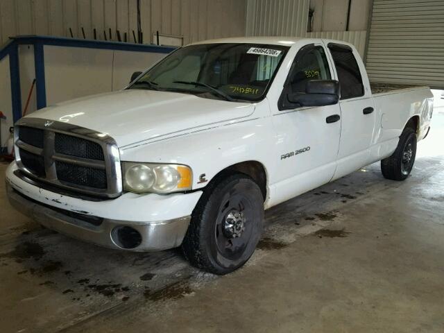 3D7KA28663G742841 - 2003 DODGE RAM 2500 S WHITE photo 2