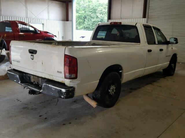 3D7KA28663G742841 - 2003 DODGE RAM 2500 S WHITE photo 4
