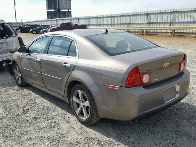 1G1ZC5E02CF181259 - 2012 CHEVROLET MALIBU 1LT BROWN photo 3