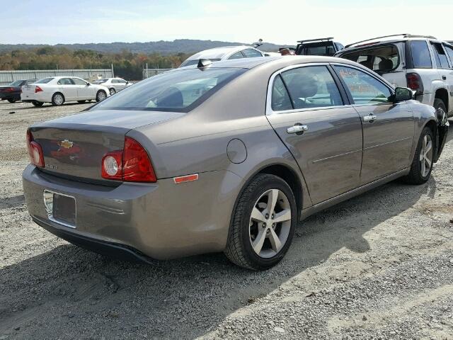 1G1ZC5E02CF181259 - 2012 CHEVROLET MALIBU 1LT 棕色 照片 4