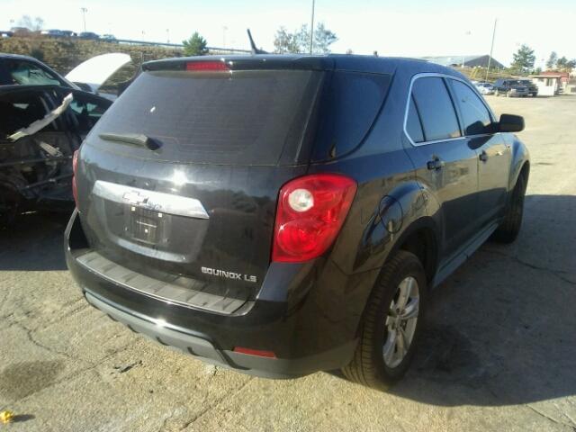 2CNALBEW3A6404693 - 2010 CHEVROLET EQUINOX LS BLACK photo 4