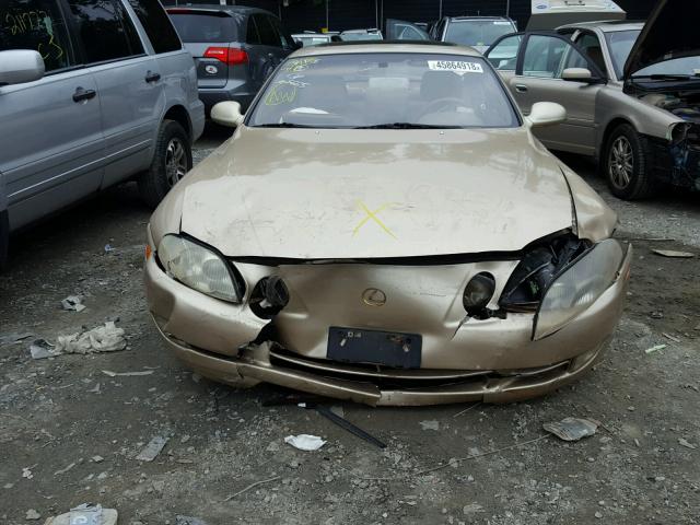 JT8JZ31C1P0013143 - 1993 LEXUS SC 300 GOLD photo 9