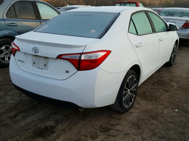 5YFBURHE4GP414299 - 2016 TOYOTA COROLLA L WHITE photo 4