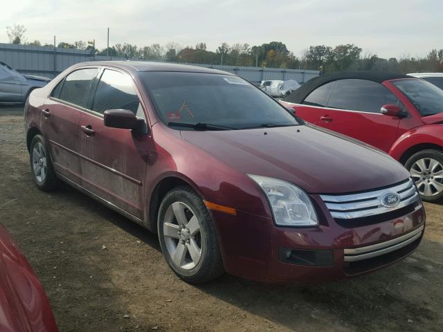 3FAHP07Z47R244317 - 2007 FORD FUSION SE BURGUNDY photo 1