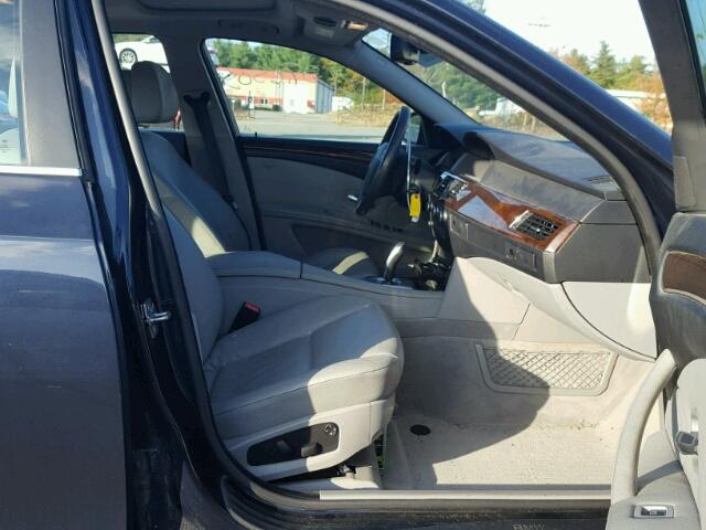 WBANV1C5XAC443130 - 2010 BMW 528 XI BLUE photo 5