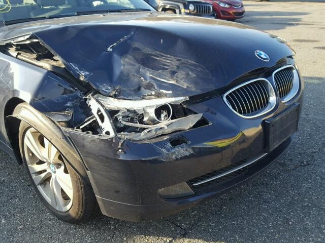 WBANV1C5XAC443130 - 2010 BMW 528 XI BLUE photo 9