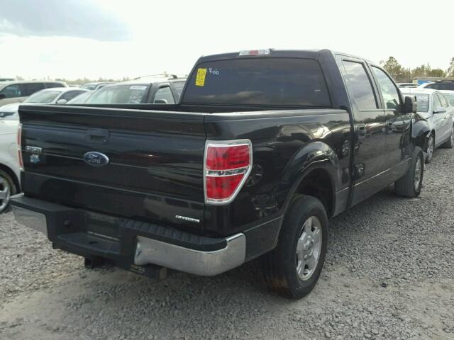 1FTFW1CF4EKD46109 - 2014 FORD F150 BLACK photo 4