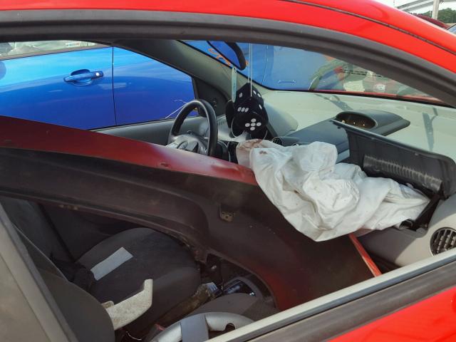 KL1TD52615B427206 - 2005 CHEVROLET AVEO BASE Қызыл фото 5