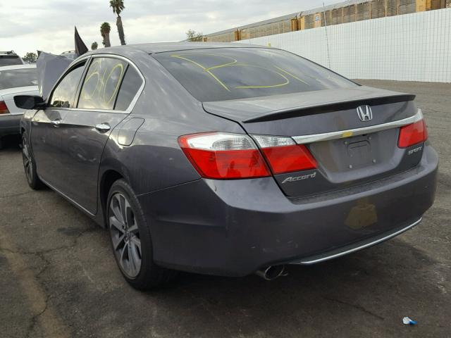 1HGCR2F58FA138827 - 2015 HONDA ACCORD SPO CHARCOAL photo 3