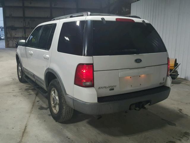 1FMZU83K33UA44364 - 2003 FORD EXPLORER X WHITE photo 3