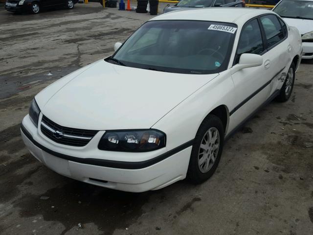 2G1WF52E329134422 - 2002 CHEVROLET IMPALA WHITE photo 2