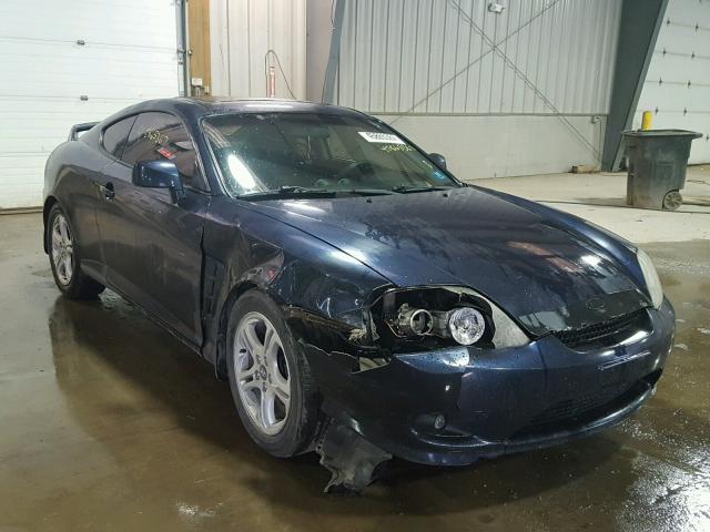 KMHHM65D86U207786 - 2006 HYUNDAI TIBURON GS BLUE photo 1