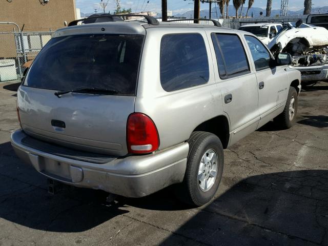 1B4HR28N51F573086 - 2001 DODGE DURANGO SILVER photo 4