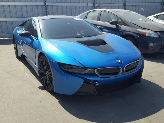 WBY2Z2C52GV675569 - 2016 BMW I8 BLUE photo 1