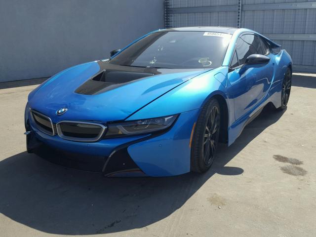 WBY2Z2C52GV675569 - 2016 BMW I8 BLUE photo 2