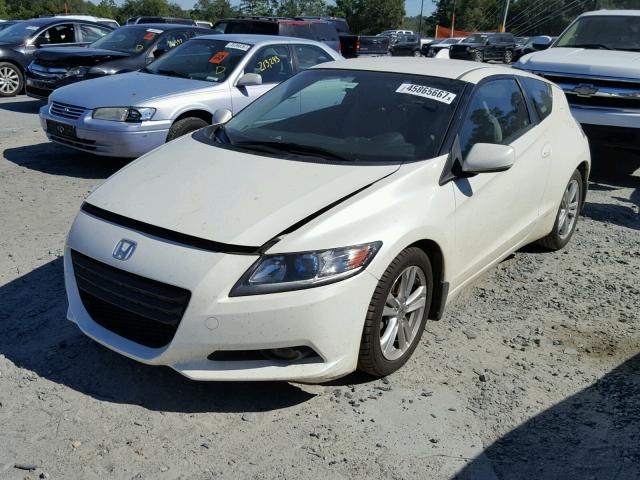 JHMZF1D67BS002165 - 2011 HONDA CR-Z CREAM photo 2