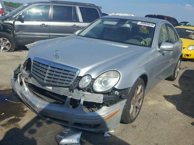 WDBUF56X77B059643 - 2007 MERCEDES-BENZ E350 SILVER photo 2