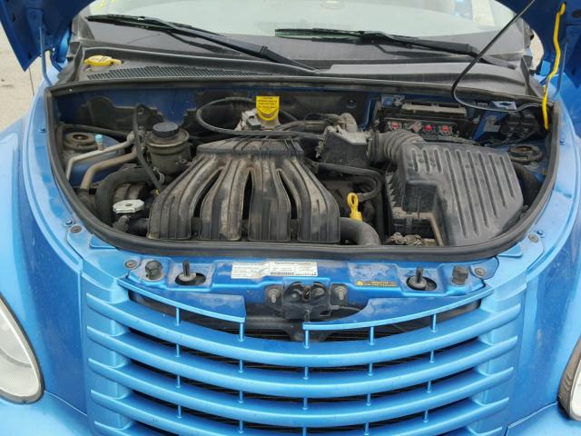 3A8FY48B08T113177 - 2008 CHRYSLER PT CRUISER BLUE photo 7