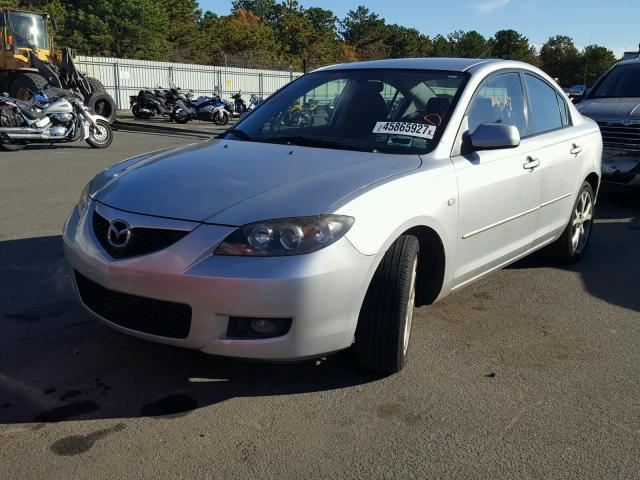 JM1BK32F381185849 - 2008 MAZDA 3 I SILVER photo 2