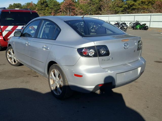 JM1BK32F381185849 - 2008 MAZDA 3 I SILVER photo 3