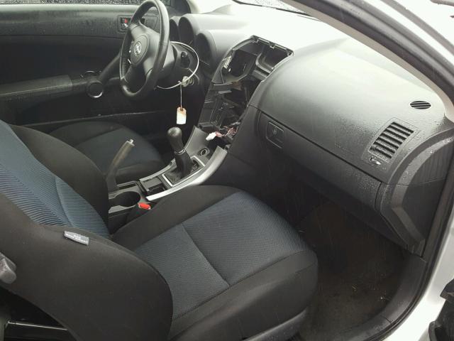 JTKDE167350015914 - 2005 TOYOTA SCION TC 银色 照片 5