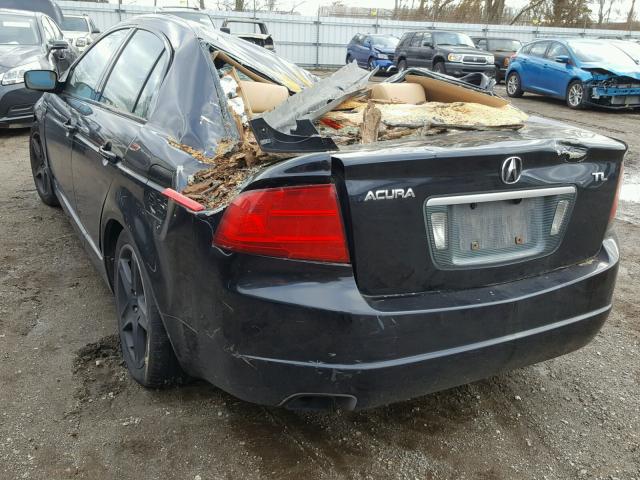 19UUA65674A025784 - 2004 ACURA TL BLACK photo 3