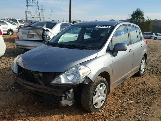 3N1BC1CPXAL390224 - 2010 NISSAN VERSA S GRAY photo 2