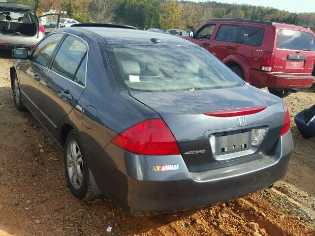 1HGCM56816A056464 - 2006 HONDA ACCORD GRAY photo 3