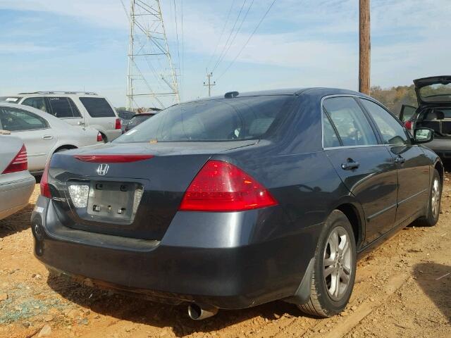 1HGCM56816A056464 - 2006 HONDA ACCORD GRAY photo 4