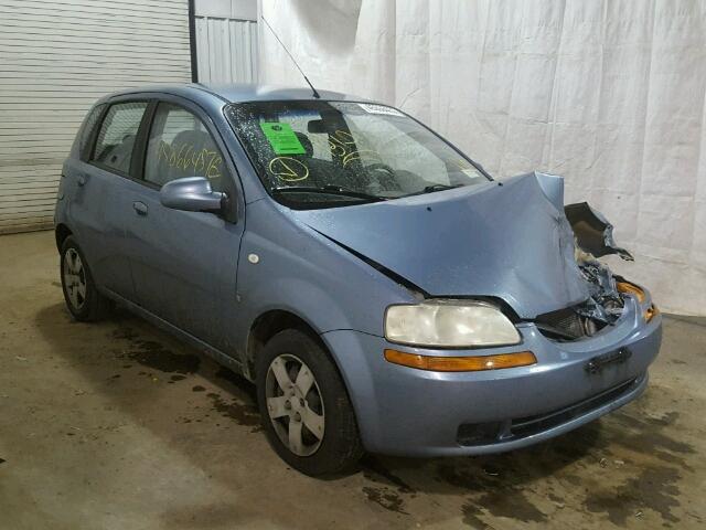 KL1TD66697B770333 - 2007 CHEVROLET AVEO BASE BLUE photo 1
