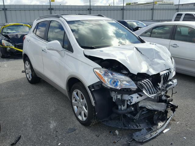 KL4CJDSB8FB266857 - 2015 BUICK ENCORE PRE WHITE photo 1